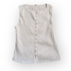 Free People Ribbed Knit Top – Size M (NWT)